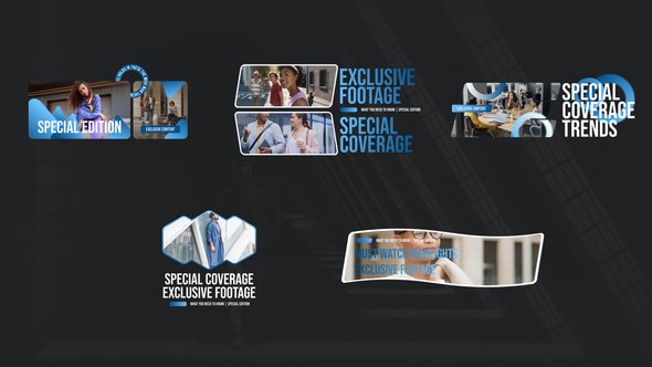 Videohive Modern Clean Titles 53093570 Titles template preview