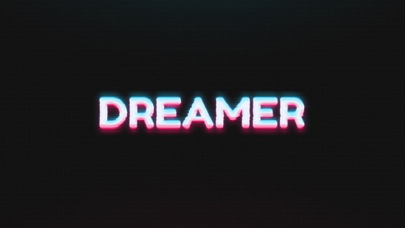 Videohive Dreamer Typography Titles template preview
