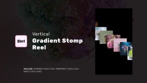 Videohive Gradient Stomp Reel Openers template preview