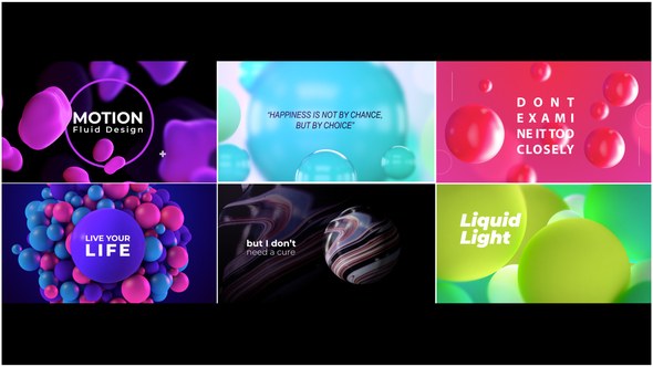 Videohive Abstract Titles | Spheres Titles template preview