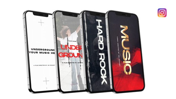 Videohive Reels and Stories for Instagram Pack Titles template preview