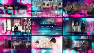 Multiplicity Video Displays template preview