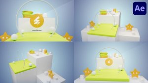 Videohive 3D Geometry Logo for After Effects Logo Stings template preview