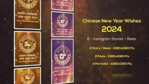 Videohive Chinese New Year Greetings 2024 - Instagram Stories Openers template preview