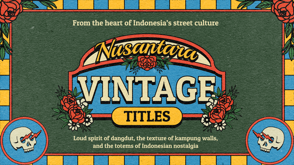 Videohive Nusantara Vintage Titles Titles template preview