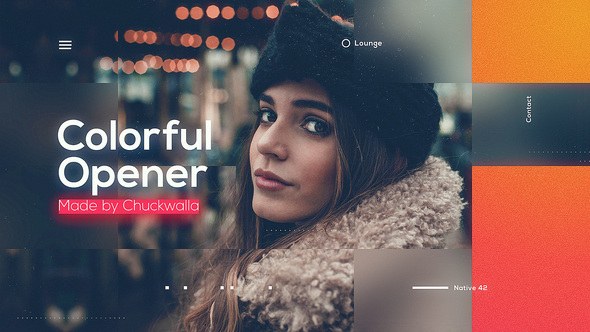 Videohive Colorful Opener 23347243 Video Displays template preview
