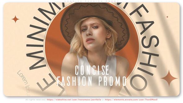 Videohive Concise Fashion Promo Openers template preview