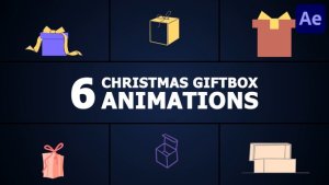 Videohive Christmas Giftbox Animations | After Effects Elements template preview