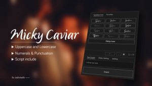 Videohive Animated Typeface - Micky Caviar Titles template preview