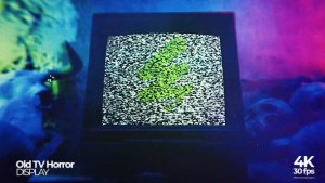 Videohive Horror Old TV Video Displays template preview