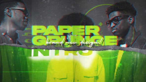 Videohive Paper Grunge Intro 53506725 Openers template preview