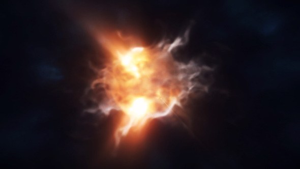 Videohive Storm Particles Logo Intro Logo Stings template preview