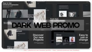 Videohive Dark Web Promo Product Promo template preview