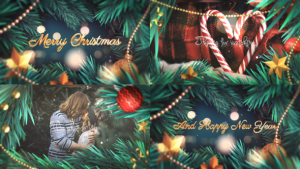 2K20//Christmas Slideshow. Video Displays template preview