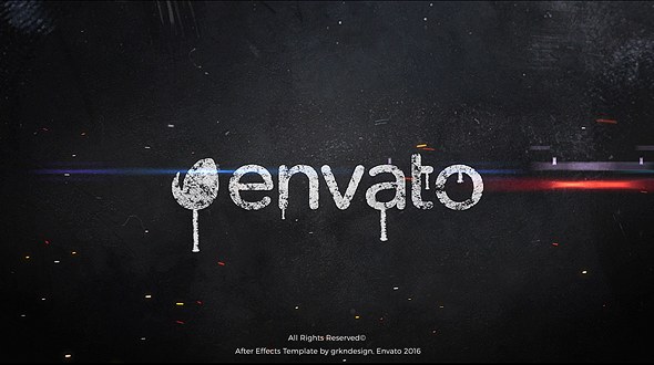 Glitchy Trailer Video Displays template preview