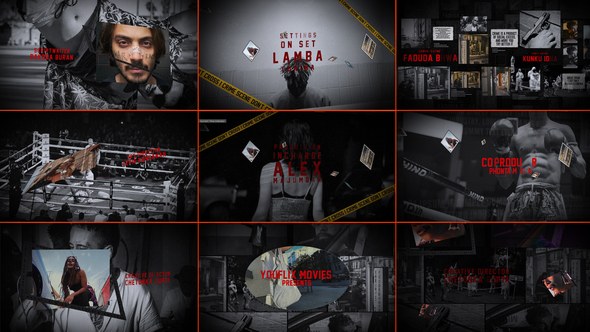 Videohive Thriller Title Sequence Openers template preview