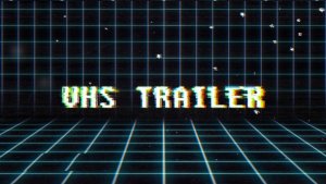 Videohive VHS Trailer Video Displays template preview