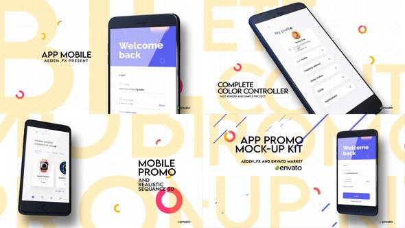 Videohive Minimalist App Promo Product Promo template preview