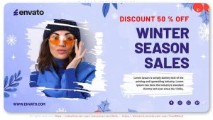 Videohive Winter Season Sales Product Promo template preview