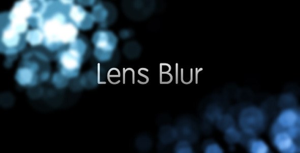 Videohive Lens Blur Intro Openers template preview