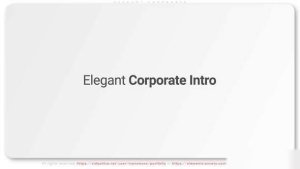 Videohive Elegant Corporate Intro 28398076 Openers template preview