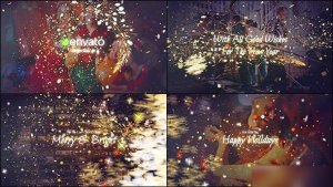 Videohive Christmas Wishes II Openers template preview