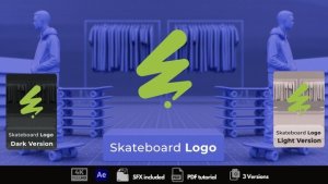 Videohive Skateboard Logo Logo Stings template preview