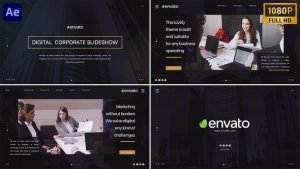 Videohive Digital Corporate Slideshow 46674930 Video Displays template preview