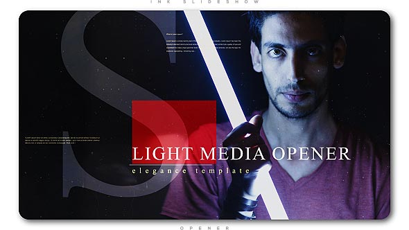 Videohive Light Media Opener | Slideshow Openers template preview