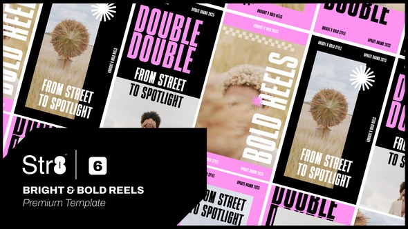 Videohive Bright & Bold Reels Product Promo template preview