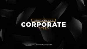 Corporate Titles Video Displays template preview