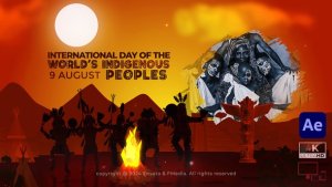 Videohive International day of the worlds indigenous peoples Openers template preview