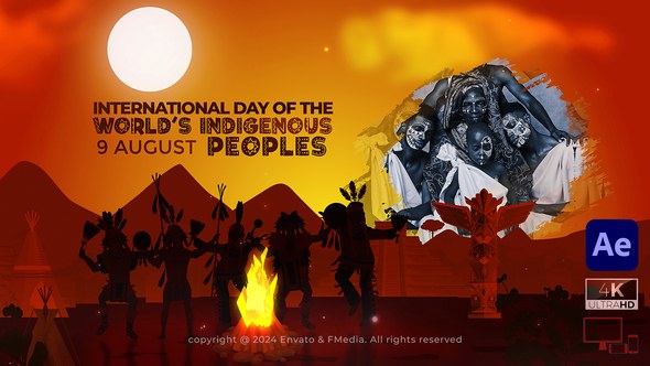 Videohive International day of the worlds indigenous peoples Openers template preview