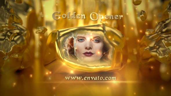 Videohive Golden Opener 54157565 Openers template preview