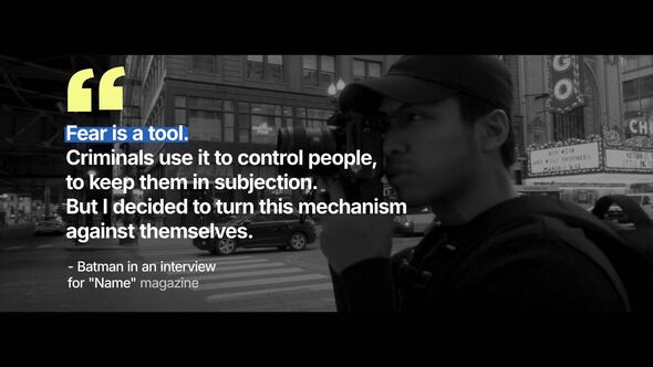 Videohive Corporate Quotes | After Effects Titles template preview