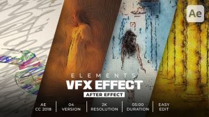 Painting Effect Elements template preview