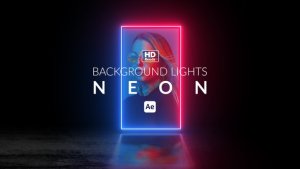 Videohive Background Lights Neon Elements template preview