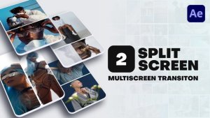 Videohive Vertical Multiscreen Transition - 2 Split Screen 56852832 Elements template preview