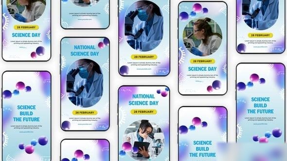 Videohive National Science Day Instagram Story