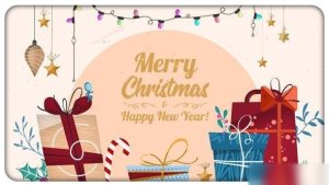 Videohive Happy Holidays Card Openers template preview