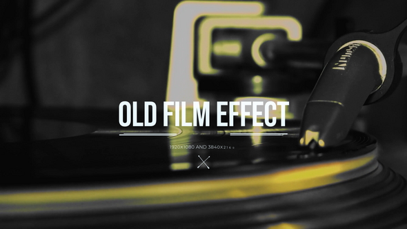 Videohive Old Film Effect Elements template preview