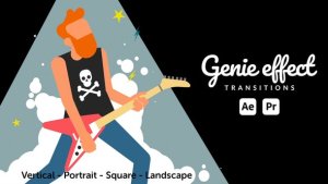 Videohive Genie Effect Transitions Elements template preview