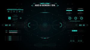 Videohive HUD Screen Interface 4 Elements template preview
