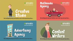 Advertising Agency Video Displays template preview