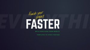 Typomania // Ultimate Titles Pack Video Displays template preview
