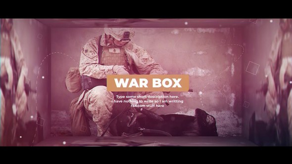Videohive War Box Openers template preview