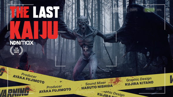 Videohive Japan Retro 2000s Cinematic Title Titles template preview