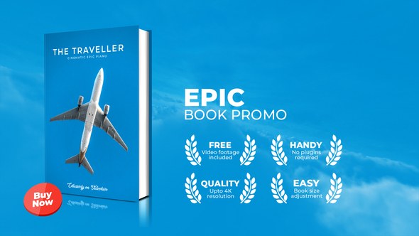 Videohive Epic Book Promo Product Promo template preview