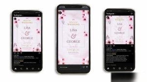 Videohive Wedding Instagram Post || Wedding Invitation Intro Openers template preview