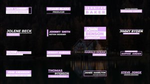Videohive Lower Thirds | AE 44940359 Elements template preview